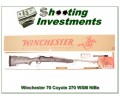 [SOLD] Winchester Model 70 New Haven Coyote Laminate Stainless 270 WSM